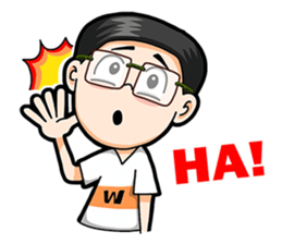 Noom Glasses Boy Part 2 sticker #10206376