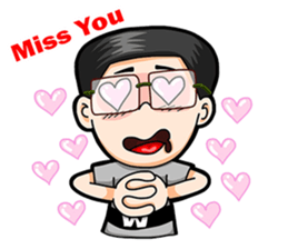 Noom Glasses Boy Part 2 sticker #10206390