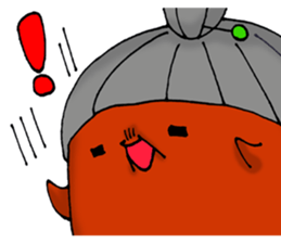 Polite nod of acorn Obaa sticker #10206527