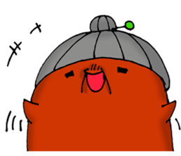 Polite nod of acorn Obaa sticker #10206528