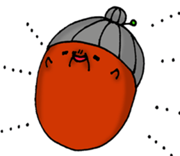 Polite nod of acorn Obaa sticker #10206548