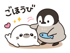 healing penguin to contact sticker #10207065