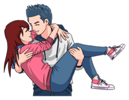 Soulmate - Romantic Couple sticker #10207475