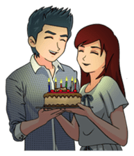 Soulmate - Romantic Couple sticker #10207481