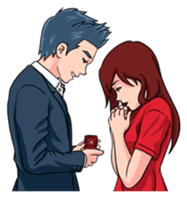 Soulmate - Romantic Couple sticker #10207483