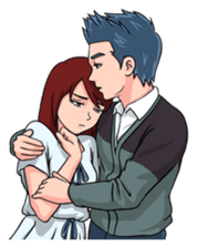 Soulmate - Romantic Couple sticker #10207504