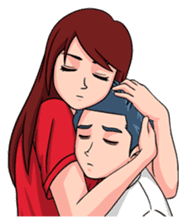 Soulmate - Romantic Couple sticker #10207505