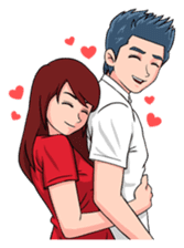 Soulmate - Romantic Couple sticker #10207506