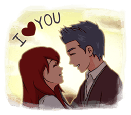Soulmate - Romantic Couple sticker #10207508