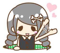 Grim Reaper Grim-Chan. sticker #10207553