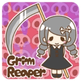 Grim Reaper Grim-Chan. sticker #10207591