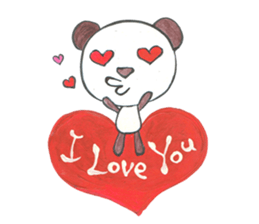 maya panda sticker #10208006