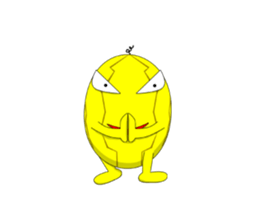 Yellow Melonman sticker #10208552