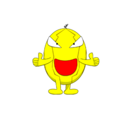 Yellow Melonman sticker #10208553