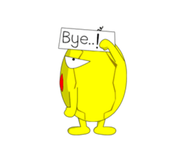 Yellow Melonman sticker #10208557
