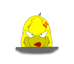 Yellow Melonman sticker #10208558