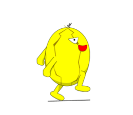 Yellow Melonman sticker #10208561