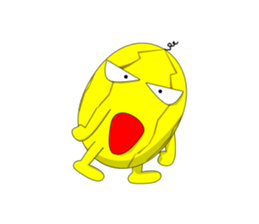 Yellow Melonman sticker #10208565