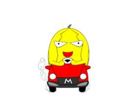 Yellow Melonman sticker #10208566