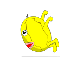 Yellow Melonman sticker #10208567