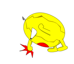 Yellow Melonman sticker #10208570