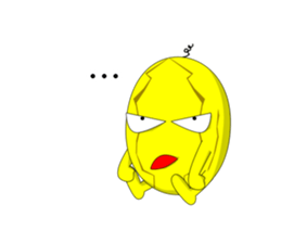 Yellow Melonman sticker #10208574