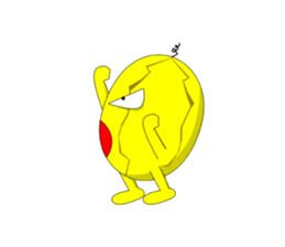 Yellow Melonman sticker #10208575