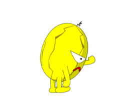 Yellow Melonman sticker #10208577