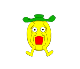 Yellow Melonman sticker #10208583