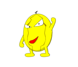 Yellow Melonman sticker #10208584