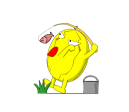 Yellow Melonman sticker #10208585