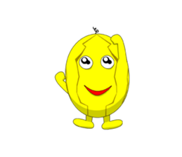 Yellow Melonman sticker #10208588