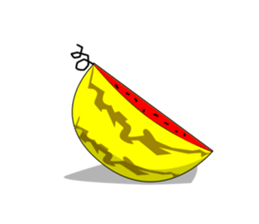 Yellow Melonman sticker #10208591