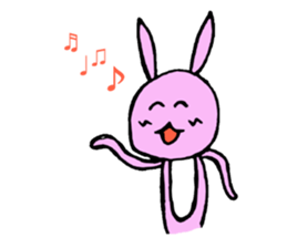 rabbit and human of sticky of cake.vol.1 sticker #10209128