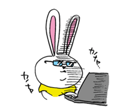 Tararantino rabbit sticker #10209258