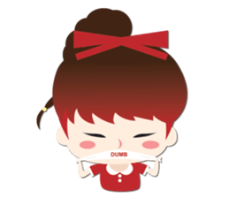DUMB GIRLS sticker #10210689