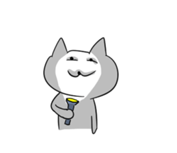 Very sadistic cat sticker #10210916