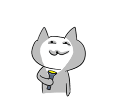 Very sadistic cat sticker #10210916