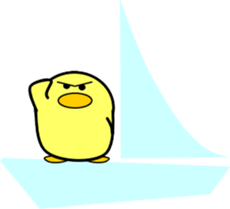 A small bird of a small island sticker #10211100