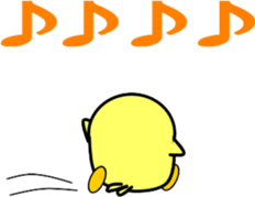 A small bird of a small island sticker #10211106