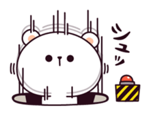 Busy bear ! sticker #10211114