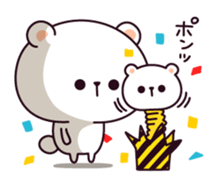 Busy bear ! sticker #10211115