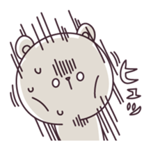 Busy bear ! sticker #10211118