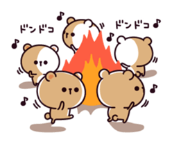 Busy bear ! sticker #10211124