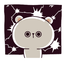 Busy bear ! sticker #10211135