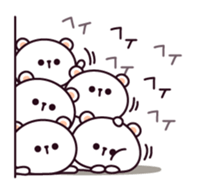 Busy bear ! sticker #10211137