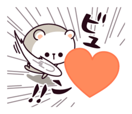 Busy bear ! sticker #10211145