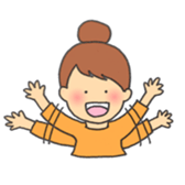 Girl of the freehand drawing sticker #10212138