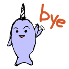 Narw in Arctic sticker #10213515