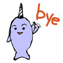 Narw in Arctic sticker #10213515